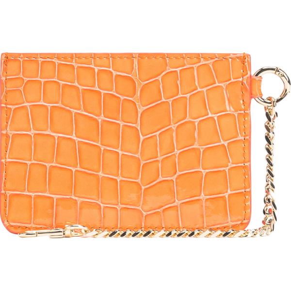 portafogli Pinko arancione con stampe