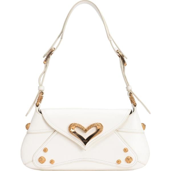 borse a spalla Pinko bianco