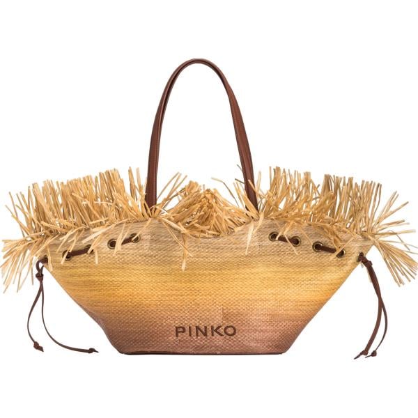 shopping bag Pinko marrone