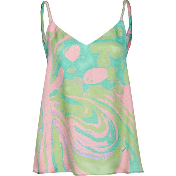 top Pinko rosa con stampe