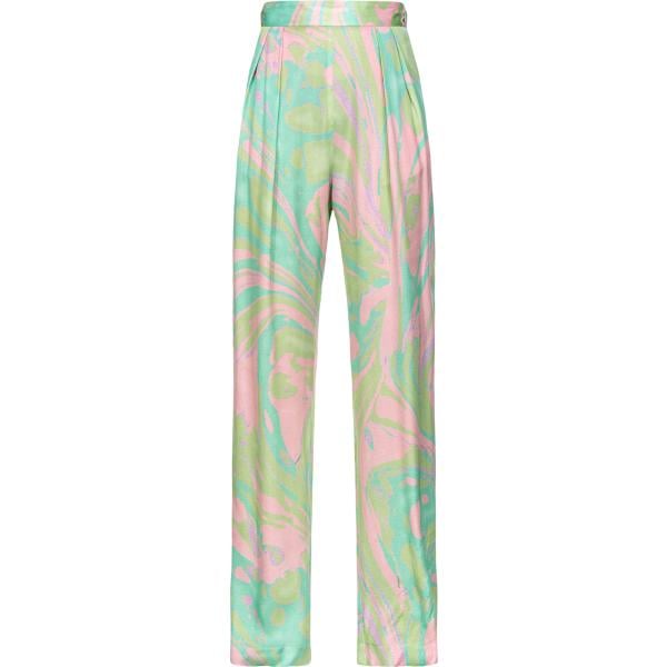pantaloni Pinko rosa con stampe