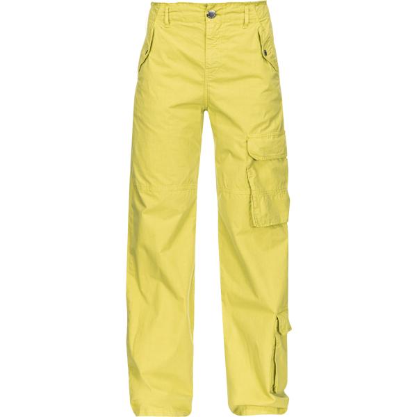 pantaloni cargo Pinko giallo