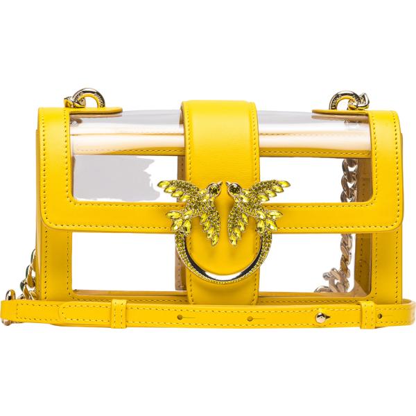 borse a tracolla Pinko giallo