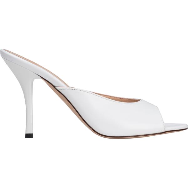 sandali in pelle Pinko bianco