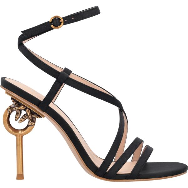 sandali in pelle Pinko nero