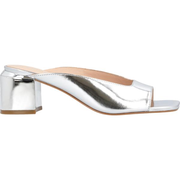 sandali in pelle Pinko grigio