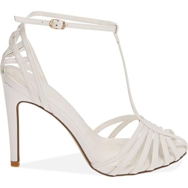 sandali col tacco Primadonna bianco
