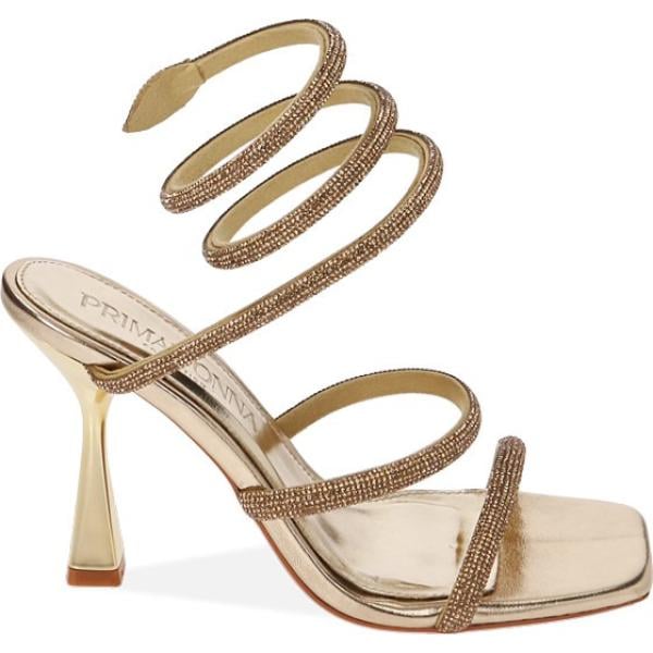 sandali col tacco Primadonna Collection giallo serpente