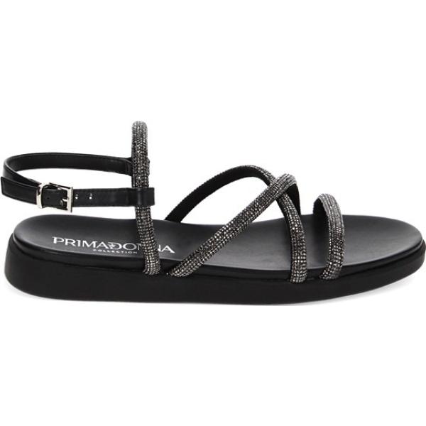 sandali gioiello Primadonna Collection nero a fiori