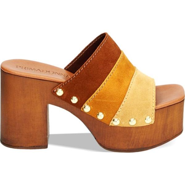 zoccoli Primadonna Collection marrone a righe