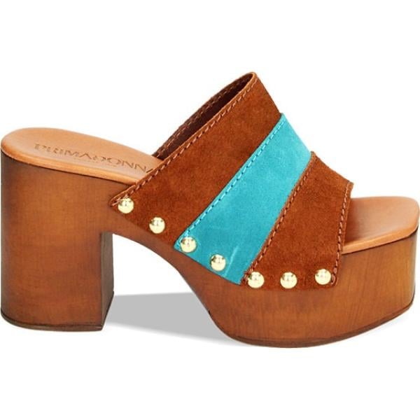 zoccoli Primadonna Collection marrone a righe