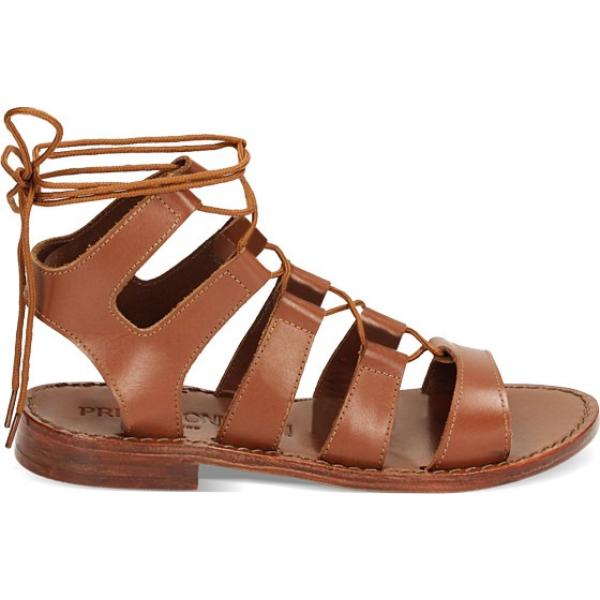 sandali in pelle Primadonna Collection marrone