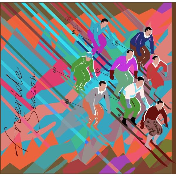 foulard Chiara Daverio multicolore