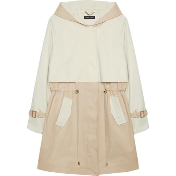 trench Fiorella Rubino bianco