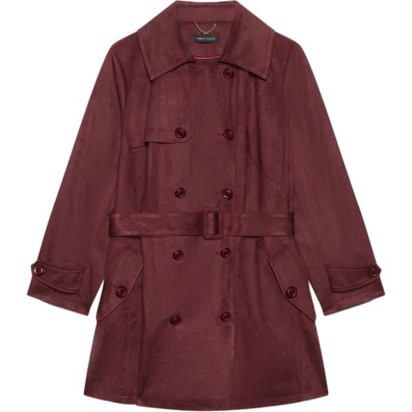 trench Fiorella Rubino rosso