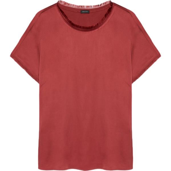t-shirt Fiorella Rubino rosso