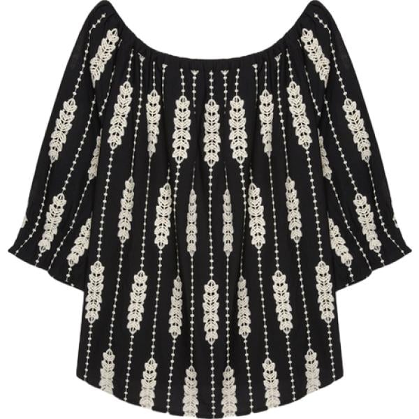 bluse Fiorella Rubino nero