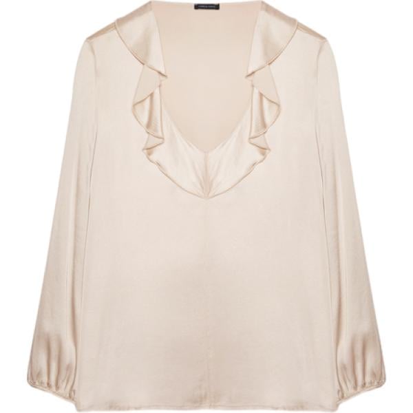 bluse Fiorella Rubino bianco