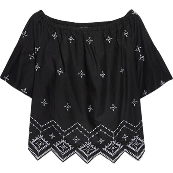 bluse Fiorella Rubino nero