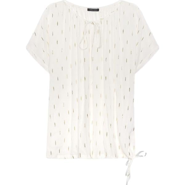 bluse Fiorella Rubino bianco con stampe