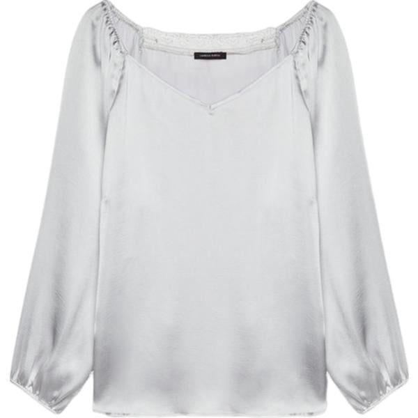 bluse Fiorella Rubino grigio