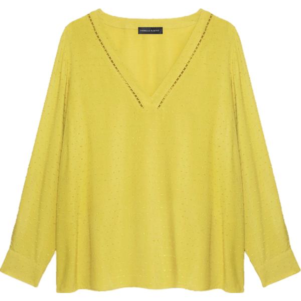 bluse Fiorella Rubino giallo