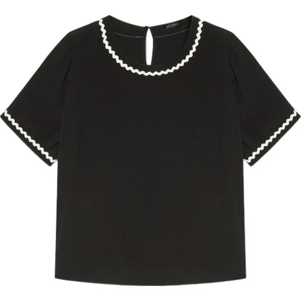 bluse Fiorella Rubino nero