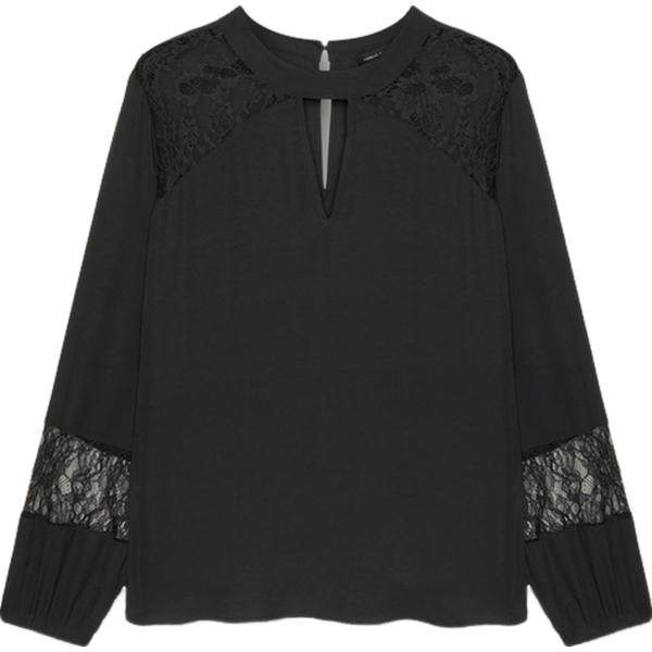 bluse Fiorella Rubino nero