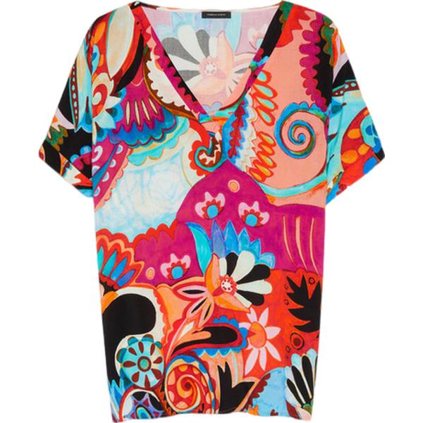 bluse Fiorella Rubino multicolore con stampe