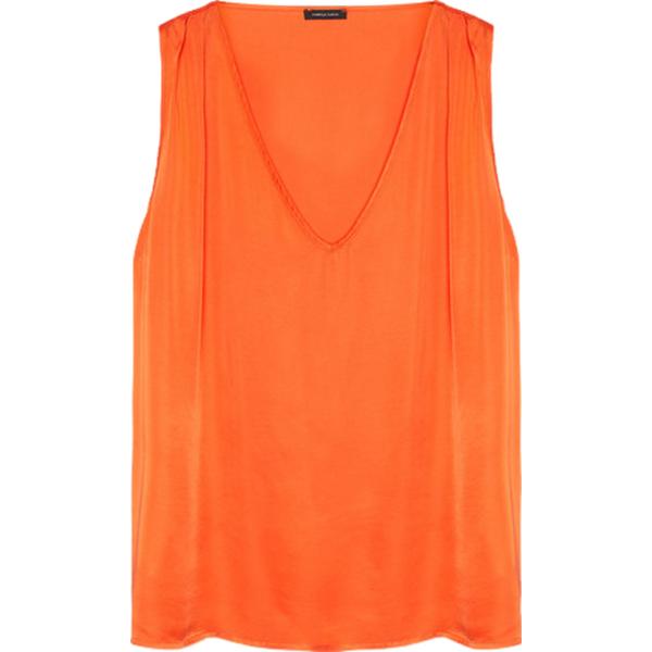 top Fiorella Rubino arancione
