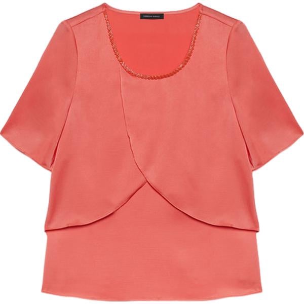 bluse Fiorella Rubino arancione