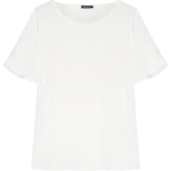 bluse Fiorella Rubino bianco
