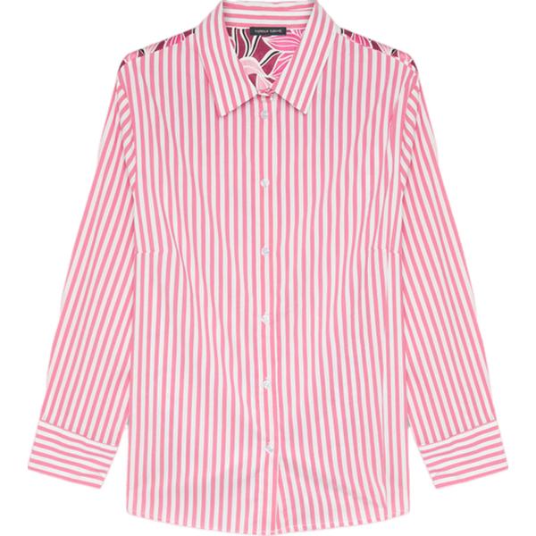 camicie Fiorella Rubino rosa a fiori