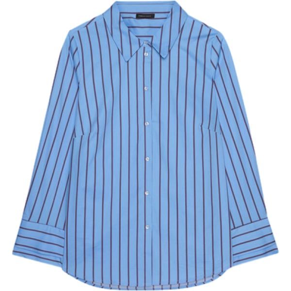 camicie Fiorella Rubino blu a righe