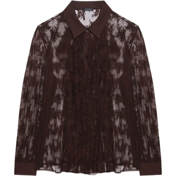 camicie Fiorella Rubino marrone