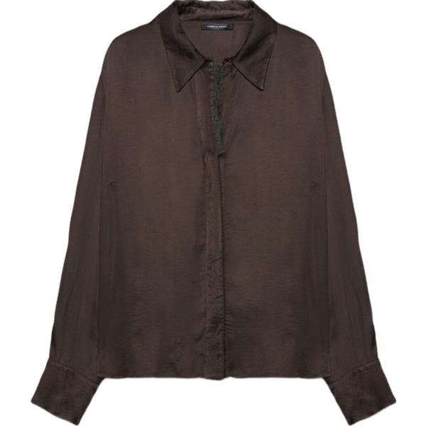 camicie Fiorella Rubino marrone