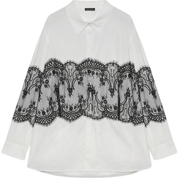 camicie Fiorella Rubino bianco