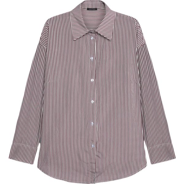 camicie Fiorella Rubino grigio a righe