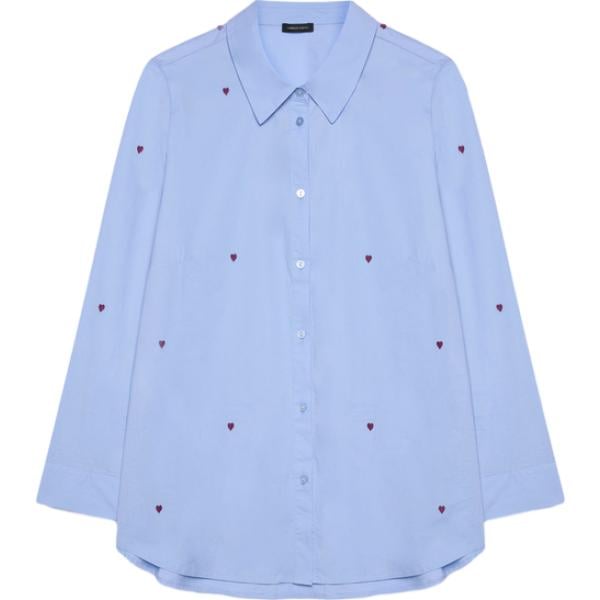 camicie Fiorella Rubino blu