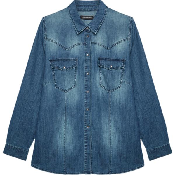 camicie Fiorella Rubino blu