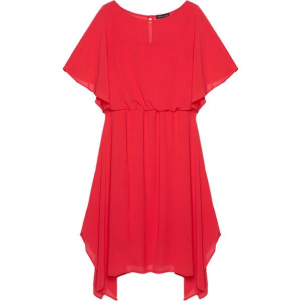 vestiti asimmetrici Fiorella Rubino rosso