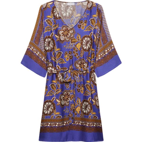 vestiti Fiorella Rubino marrone con stampe