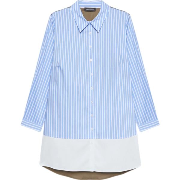 camicie Fiorella Rubino blu a righe