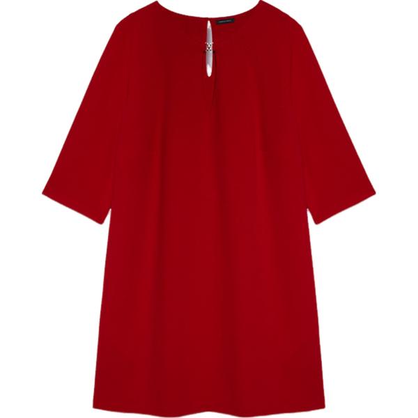 vestiti corti Fiorella Rubino rosso