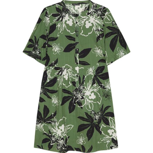 vestiti lunghi Fiorella Rubino verde con stampe
