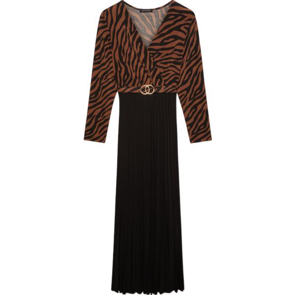 vestiti lunghi Fiorella Rubino nero animalier
