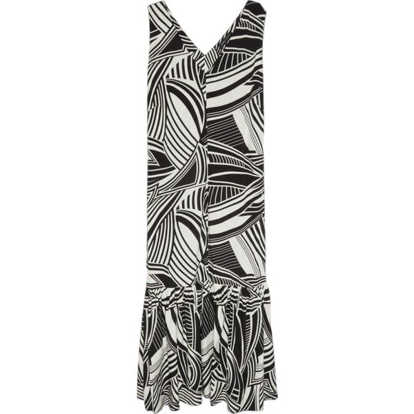 vestiti lunghi Fiorella Rubino grigio con stampe