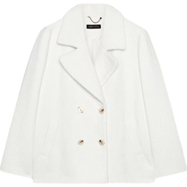 caban Fiorella Rubino bianco