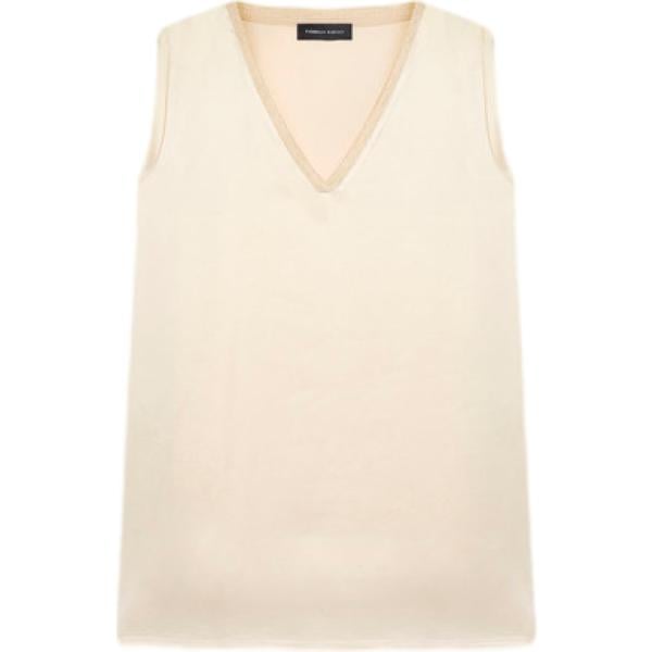 top Fiorella Rubino bianco