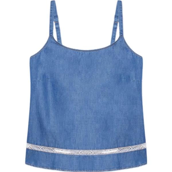 top Fiorella Rubino blu